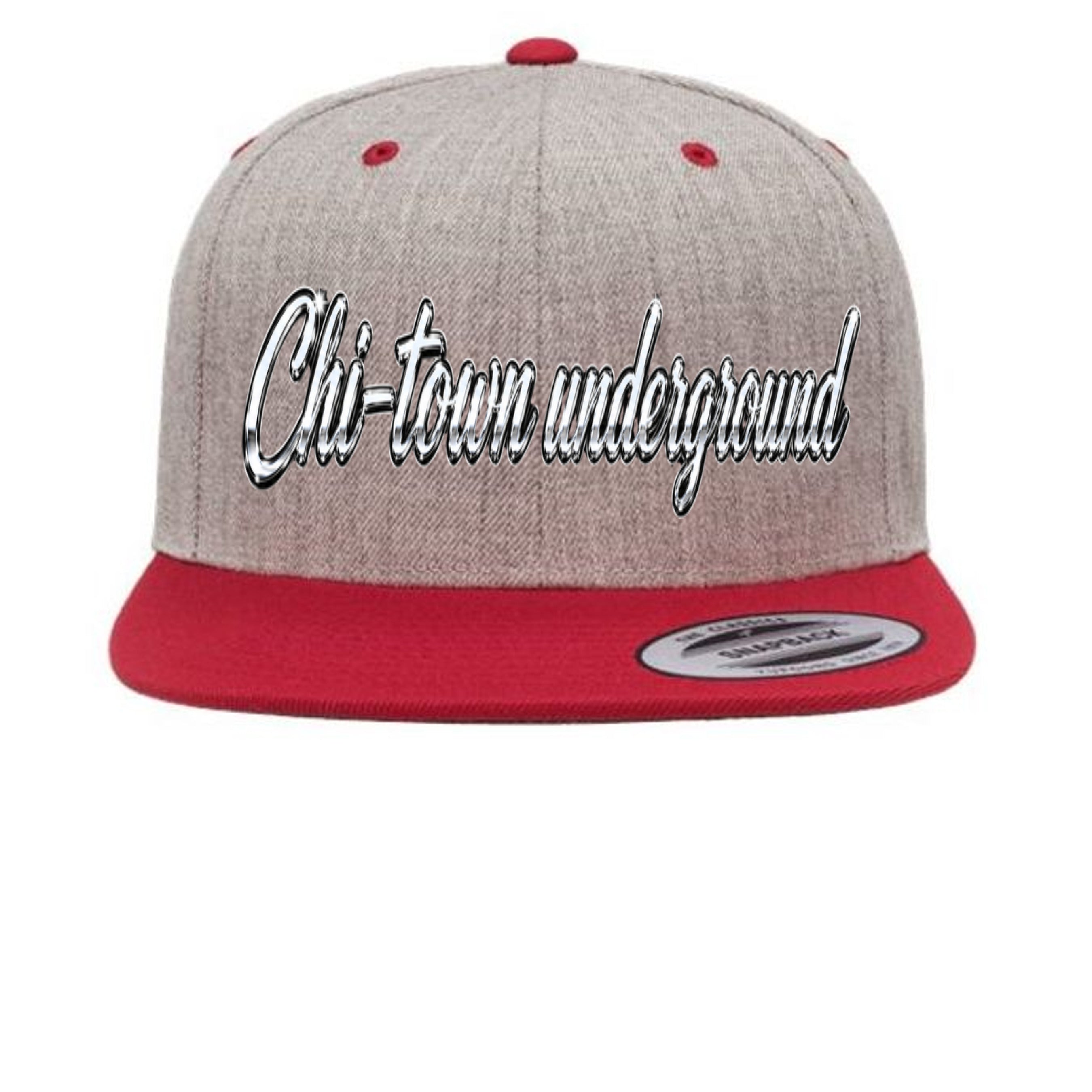 Heather Grey/ Red - 6089M - FRONT